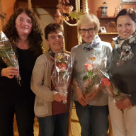 Trauerkurs 2017 v.li. Gabi Vollandt, Petra Hoffmann, Christina Koch, Meike Hahn
